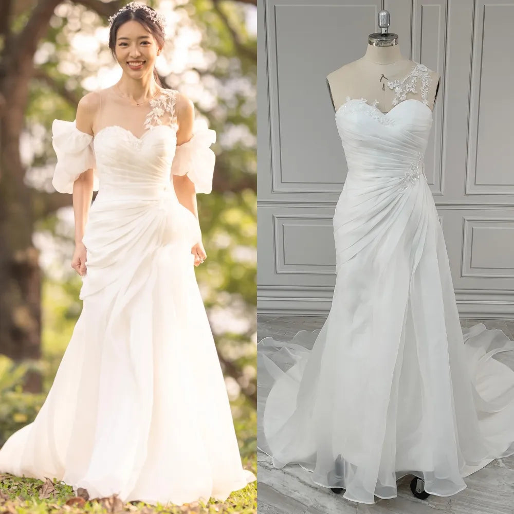 Puffy Mermaid Wedding Dresses