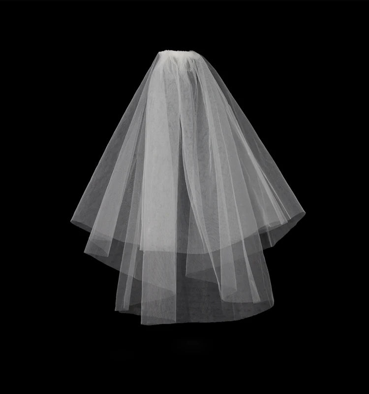 75CM Cut Edge Wedding Veil