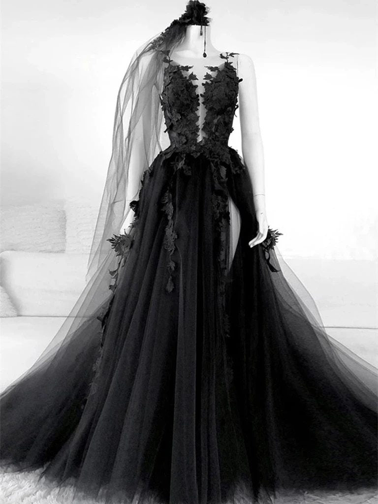vintage black bridesmaids dresses