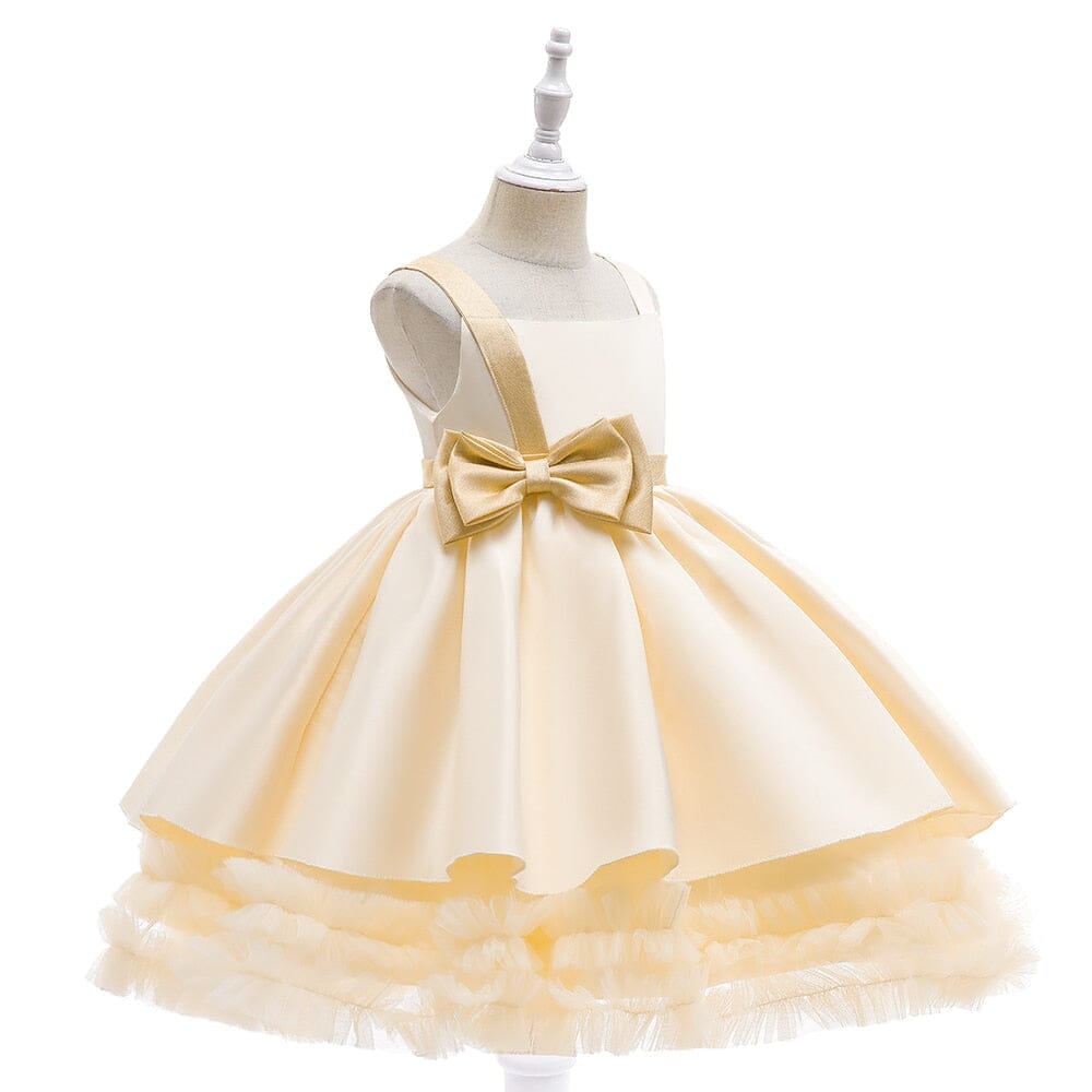 Tulle Sequin with Bow Princess Dress Special Occasion BlissGown 